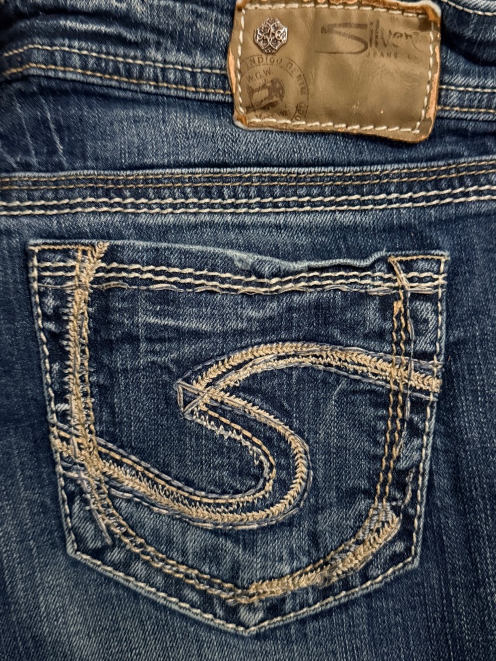 Silver Jeans Co Aiko Slim Jeans Women W28 L33 Medium Wash Stretch